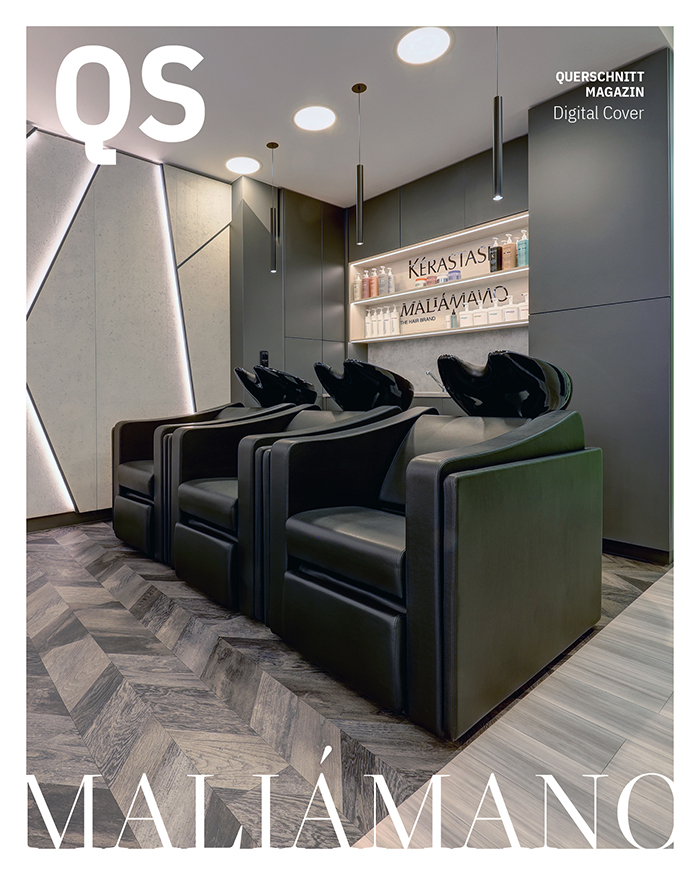 Querschnitt Magazine Cover des Top Friseursalons Maliamano in Stuttgart für den Salon des Monats