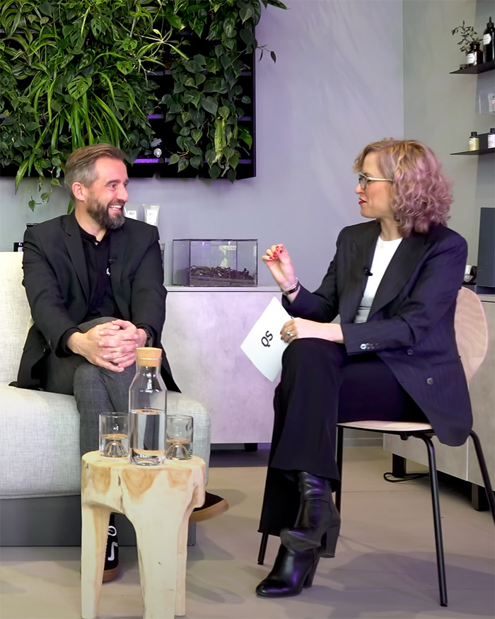 Querschnitt Talk, zu Gast bei Davines