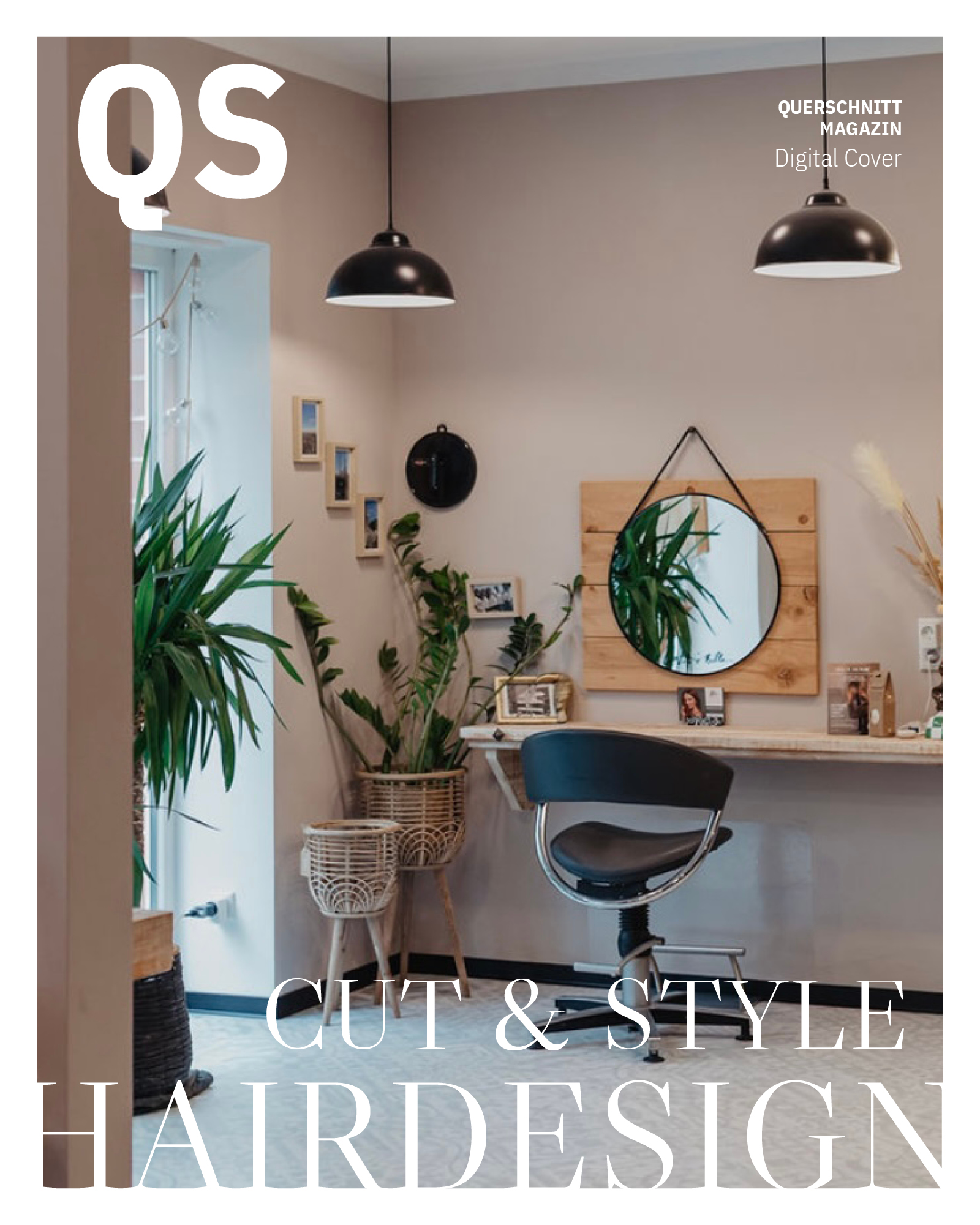 Digital Querschnitt Cover mit dem Salon des Monats Bielefeld Cut and Style Hairdesign