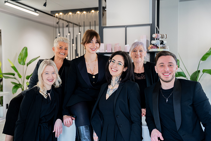 Team des Salon Schädelgärtner: Styling & Farbe bei Julia Huck in München
